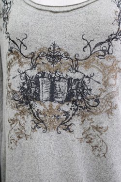 画像5: Rozen Kavalier / 刺繍プリントロングカットソー  グレー H-25-11-17-069-OO-TO-KB-ZH