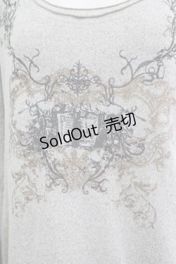 画像5: Rozen Kavalier / 刺繍プリントロングカットソー  グレー H-25-11-17-069-OO-TO-KB-ZH