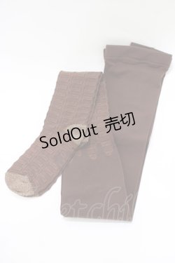 画像1: Q-pot. / メルトチョコレートタイツ  ブラウン H-25-11-17-076-QP-ZA-KB-ZH
