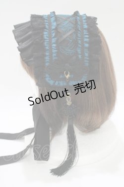 画像2: 【SALE】Ozz oneste / 和飾りヘッドドレス  黒 H-25-11-17-078-OO-AC-KB-ZT437