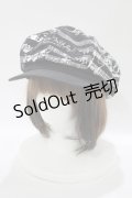 MILKBOY / MUSIC SHEETプリントHat  ブラック H-25-11-17-079-MB-AC-KB-ZH