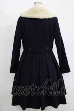 画像3: Leur Getter / ダブルリボン付ウールコート  ネイビー H-25-11-17-001-LU-CO-KB-ZH