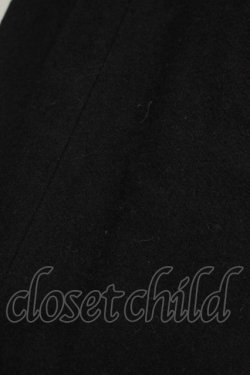 画像4: ATELIER BOZ / スタンドカラーウールコート  黒 H-25-11-17-008-EL-CO-KB-ZH