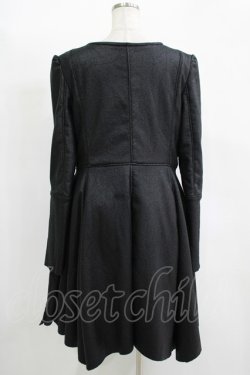 画像3: h.NAOTO / 鱗ZIPコートワンピース  黒 H-25-11-17-010-HN-CO-KB-ZH