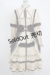 Ozz oneste / Mellifluous Rose Onepiece  生成り×茶 H-25-11-17-002-OO-OP-KB-ZH