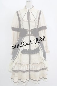 Ozz oneste / Mellifluous Rose Onepiece  生成り×茶 H-25-11-17-002-OO-OP-KB-ZH