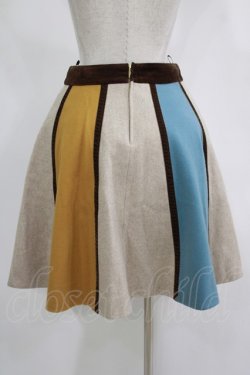 画像3: Jane Marple / Color block gored skirt M ミックス H-25-11-17-011-JM-SK-KB-ZH