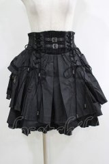 Ozz oneste / Pirates Roseプリーツスカート  黒 H-25-11-17-012-OO-SK-KB-ZH