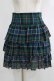 画像1: Jane Marple / タータンチェックフリルスカート  グリーン H-25-11-17-014-JM-SK-KB-ZH (1)