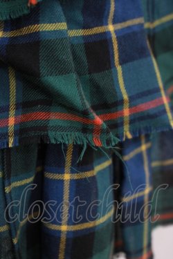 画像4: Jane Marple / タータンチェックフリルスカート  グリーン H-25-11-17-014-JM-SK-KB-ZH