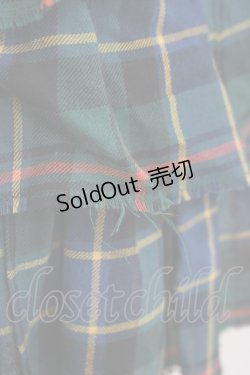 画像4: Jane Marple / タータンチェックフリルスカート  グリーン H-25-11-17-014-JM-SK-KB-ZH
