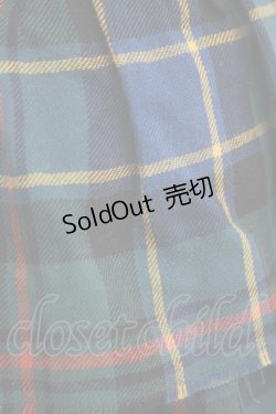 画像5: Jane Marple / タータンチェックフリルスカート  グリーン H-25-11-17-014-JM-SK-KB-ZH