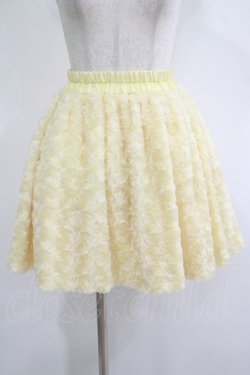 画像1: MILK / メレンゲファースカート  クリームイエロー H-25-11-17-015-ML-SK-KB-ZH