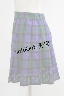 画像2: MILK / Torte Checkミニスカート  ブルーベリージャム H-25-11-17-022-ML-SK-KB-ZH