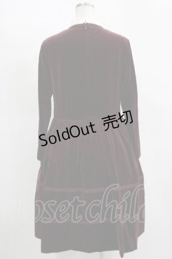 画像3: Jane Marple / コットンベルベットマリオネットドレス M ボルドー H-25-11-17-003-JM-OP-KB-ZH