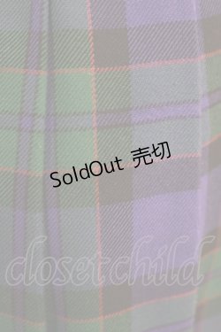 画像4: MILK / Torte Checkミニスカート  ブルーベリージャム H-25-11-17-022-ML-SK-KB-ZH