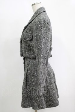 画像2: MILK / ツイードショートジャケット＆スカート  グレー H-25-11-17-023-ML-JA-KB-ZH