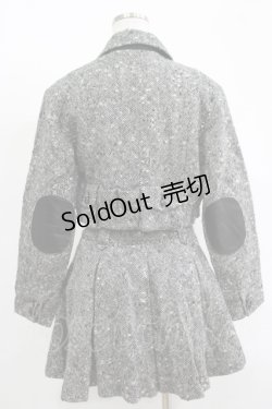 画像3: MILK / ツイードショートジャケット＆スカート  グレー H-25-11-17-023-ML-JA-KB-ZH