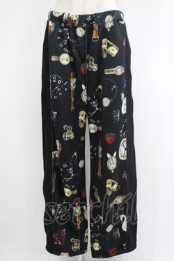画像1: MILKBOY / MYSTERY TIME SWEAT PANTS  ブラック H-25-11-17-024-MB-PA-KB-ZH