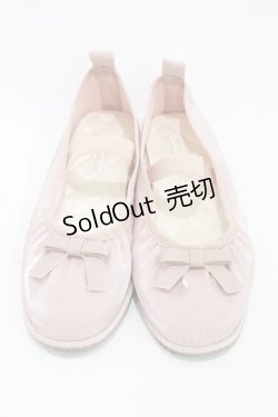 画像1: m petit by misako / AMリボンバレエシューズ S ピンク H-25-11-18-1001-LO-SH-NS-ZH