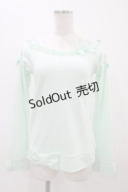 画像1: Angelic Pretty / Prettyボートネックカットソー Free ミント H-25-11-18-1040-AP-TO-NS-ZH