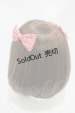 画像2: m petit by misako / AM2Pイチゴリボンクリップ  レッド H-25-11-18-1004-LO-AC-NS-ZH