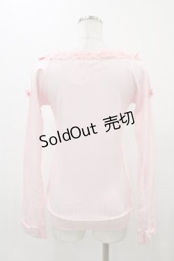 画像2: Angelic Pretty / Prettyボートネックカットソー Free ピンク H-25-11-18-1041-AP-TO-NS-ZH