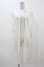 画像1: axes femme / ロングトッパーカーディガン M オフ H-25-11-18-1042-AX-OP-NS-ZH (1)