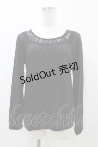 axes femme / 折り返し2WAYインナープルオーバー M ブラック H-25-11-18-1049-AX-TO-NS-ZH