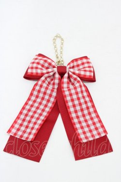 画像1: ｍ petit by misako / AMチェックBGC  レッド H-25-11-18-1005-0-ZA-NS-ZH