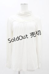 axes femme / タートルネックレースインナープルオーバー L オフ H-25-11-18-1051-AX-TO-NS-ZH