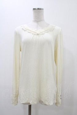 画像1: axes femme / 袖ギャザートップス L 生成り H-25-11-18-1054-AX-TO-NS-ZH