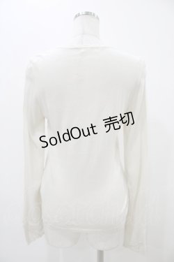 画像2: axes femme / バラ生地使いカーディガン M オフ H-25-11-18-1055-AX-TO-NS-ZH