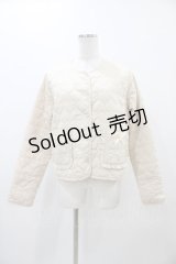 m petit by misako / サンリオキャラクターズコラボ シナモロール タフタハートキルトジャケット M アイボリー H-25-11-18-1057-LO-JA-NS-ZH