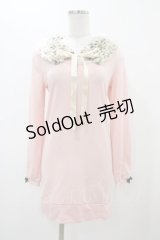DearMyLove / ファー襟付きトップス M ピンク H-25-11-18-1058-EL-TO-NS-ZH