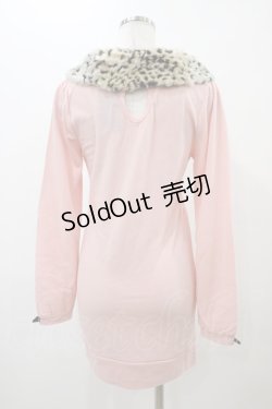 画像2: DearMyLove / ファー襟付きトップス M ピンク H-25-11-18-1058-EL-TO-NS-ZH