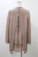 画像2: axes femme / バックレースロングカーディガン M ピンク H-25-11-18-1060-AX-TO-NS-ZH (2)