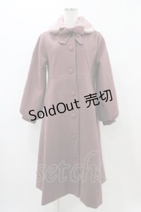 m petit by misako / AM*リボンコート M ピンク H-25-11-18-1061-LO-CO-NS-ZH