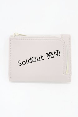 画像2: m petit by misako / AMスカラップ3折財布  ピンク H-25-11-18-1007-LO-ZA-NS-ZH