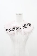 m petit by misako / ファーつけ襟  ピンク H-25-11-18-1009-LO-ZA-NS-ZH