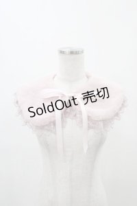 m petit by misako / ファーつけ襟  ピンク H-25-11-18-1009-LO-ZA-NS-ZH