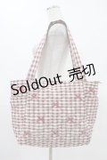 m petit by misako / ギンガムトートバッグ  レッド H-25-11-18-1014-LO-BG-NS-ZH