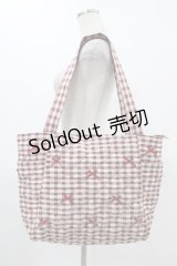 m petit by misako / ギンガムトートバッグ  レッド H-25-11-18-1014-LO-BG-NS-ZH