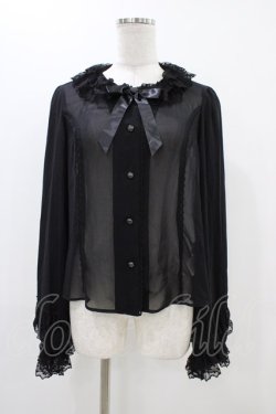 画像1: Angelic Pretty / ホイップDoll長袖ブラウス Free ブラック H-25-11-18-1015-AP-BL-NS-ZH
