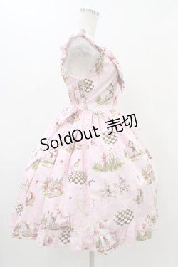 画像3: BABY,THE STARS SHINE BRIGHT / アリスインファンフェア柄リボンジャンパースカート Free ピンク H-25-11-18-1016-BA-OP-NS-ZH