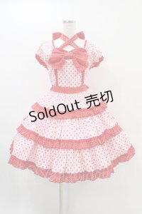 Angelic Pretty / リリカルドットワンピース Free ピンク H-25-11-18-1018-AP-OP-NS-ZH