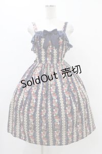 axes femme kawaii / ローズベリーガーデンジャンスカ M ネイビー H-25-11-18-1021-AX-OP-NS-ZH