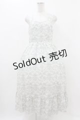 m petit by misako / MSKトワルドジュイジャンパースカート LL オフ/サックス H-25-11-18-1023-LO-SK-NS-ZH