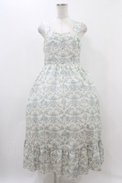 画像1: m petit by misako / MSKトワルドジュイジャンパースカート LL オフ/サックス H-25-11-18-1023-LO-SK-NS-ZH