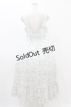 画像2: m petit by misako / MSKトワルドジュイジャンパースカート LL オフ/サックス H-25-11-18-1023-LO-SK-NS-ZH